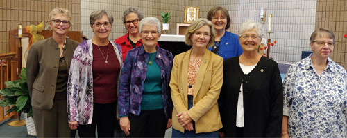 On October 5, 2019, 4 women made their initial covenant as SSND associates at Notre Dame of Elm Grove in Elm Grove Wisconsin.