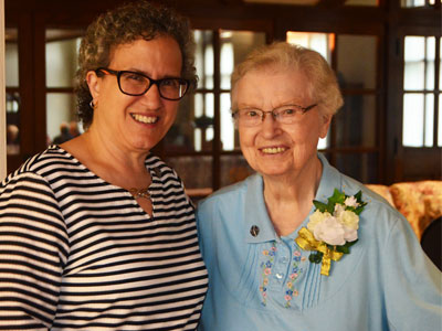 Our Lady of Good Counsel held their Province Day and Jubilee Celebration on July 20 and 21, 2019. Featured: Sisters Debra Marie Sciano, Provinicial Leader, and Mary Dominiuc Klaseus